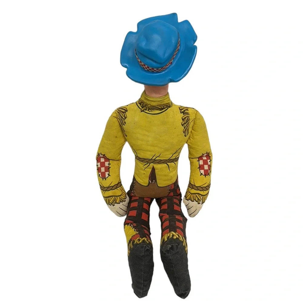 Vintage 1965 Ralston Purina RP Company Wizard Of Oz Scarecrow Plush Rubber Head